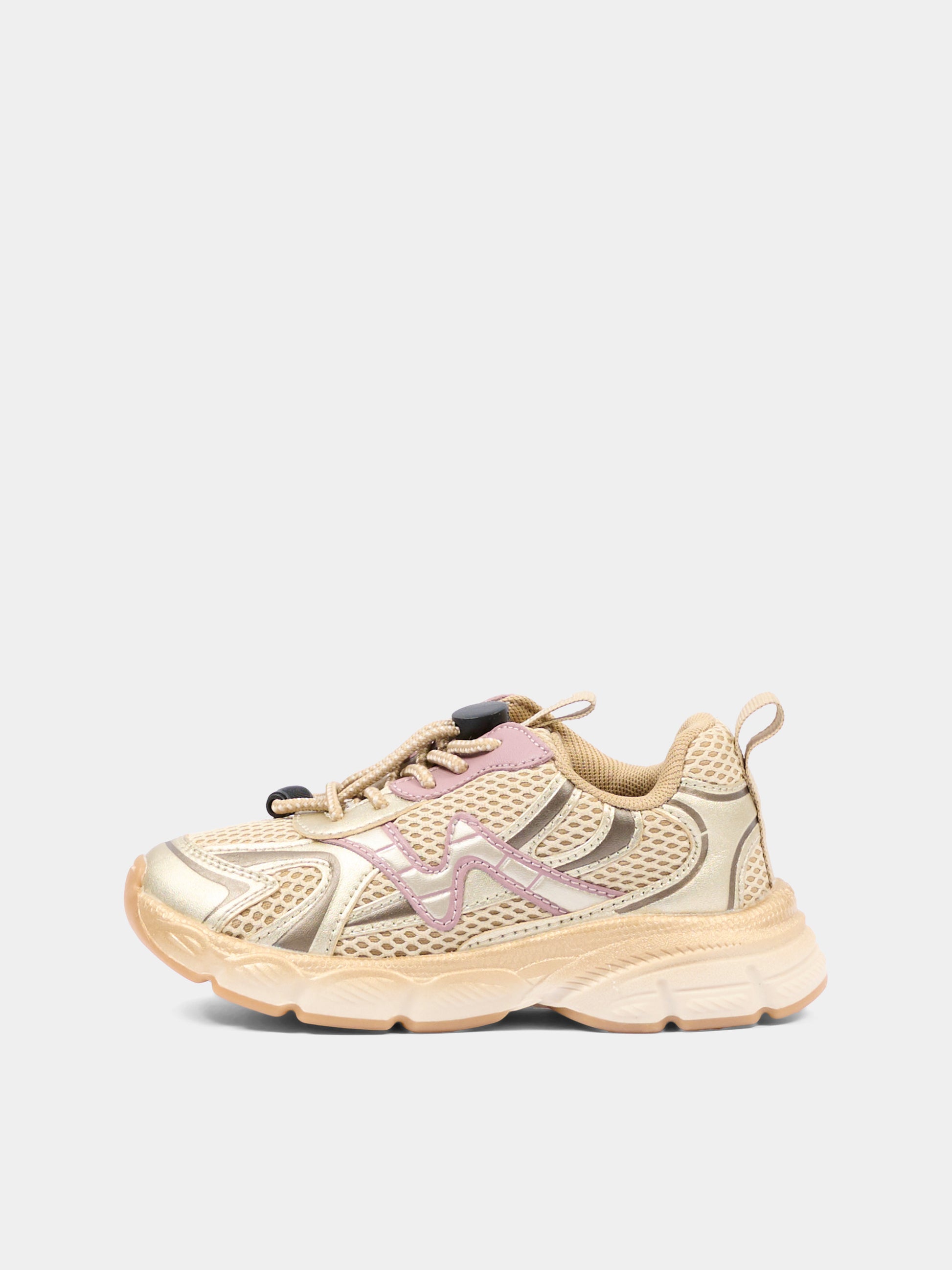 Sneakers beige per bambina,Naturino,001 2019091 09 1Q83