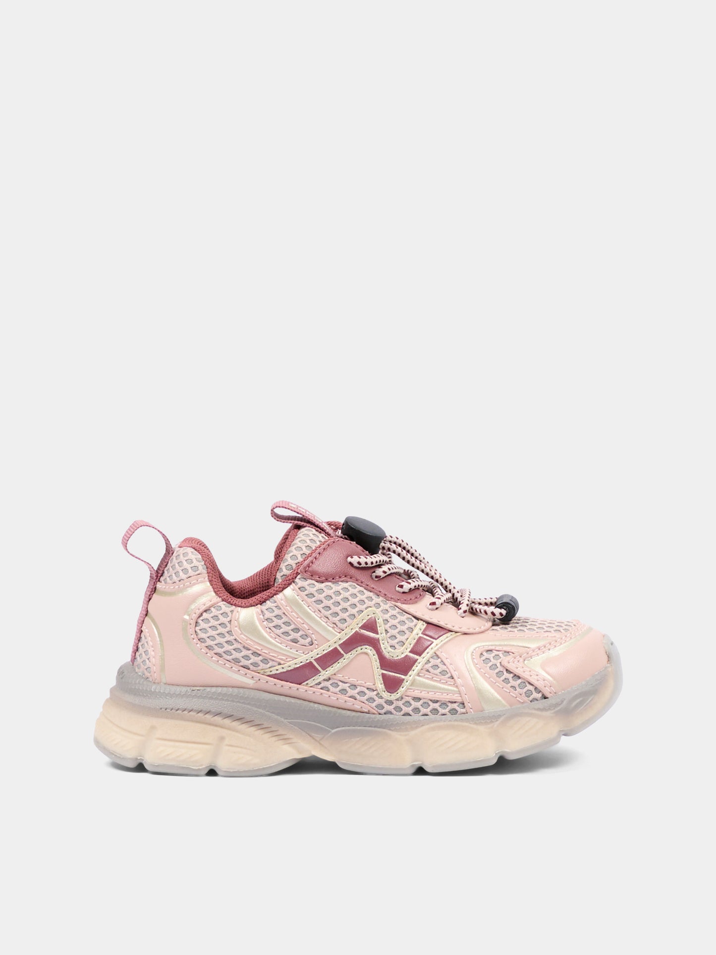 Sneakers rosa per bambina,Naturino,001 2019091 10 1M19