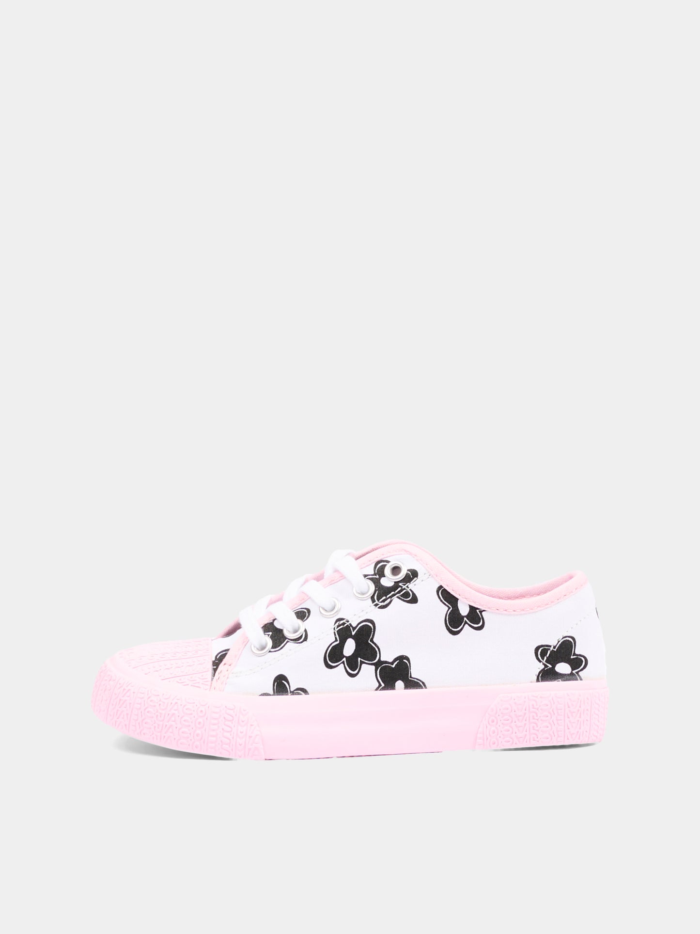 Sneakers rosa per bambina con fiori,Marc Jacobs,W60820 475