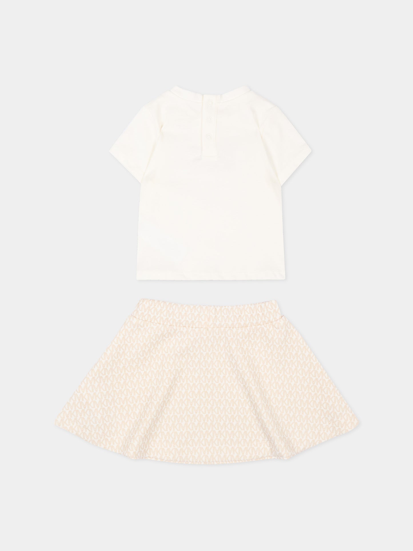 Completo sportivo avorio per neonata,Michael Kors,R30547 190