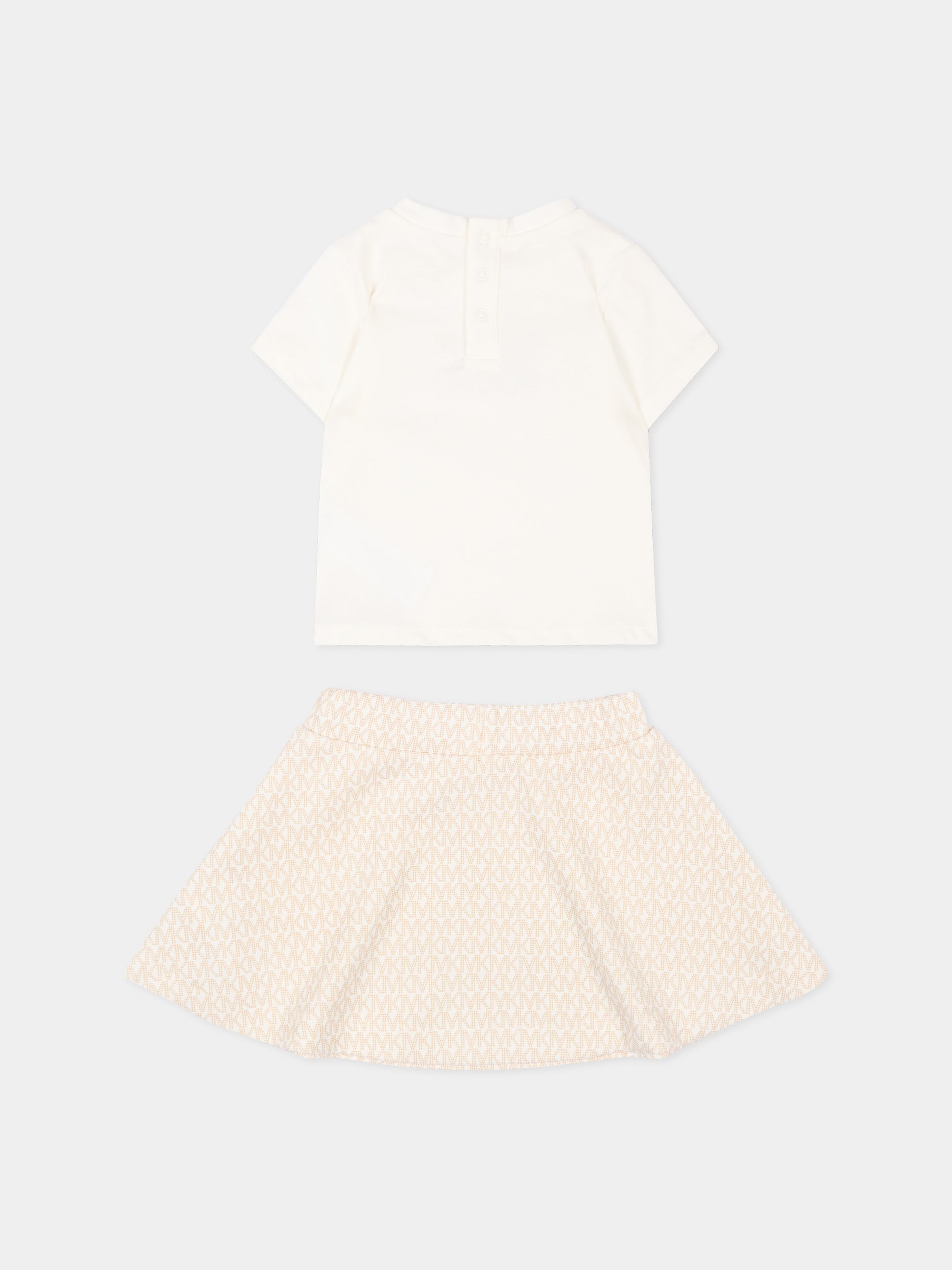 Completo sportivo avorio per neonata,Michael Kors,R30547 190