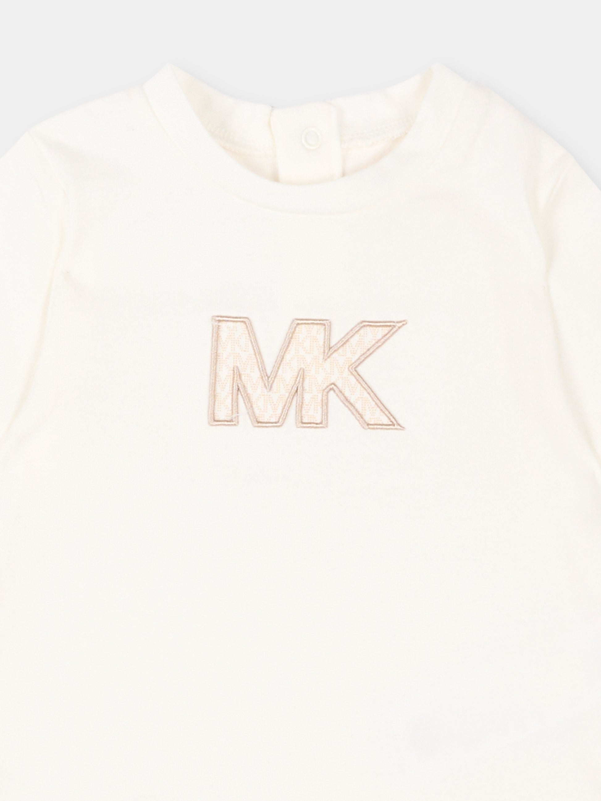 Completo sportivo avorio per neonata,Michael Kors,R30547 190
