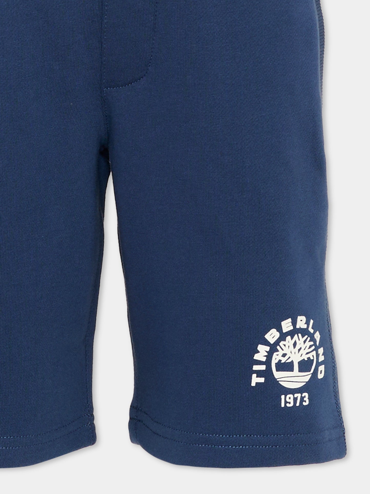 Shorts sportivi blu per bambino,Timberland,T60816 805