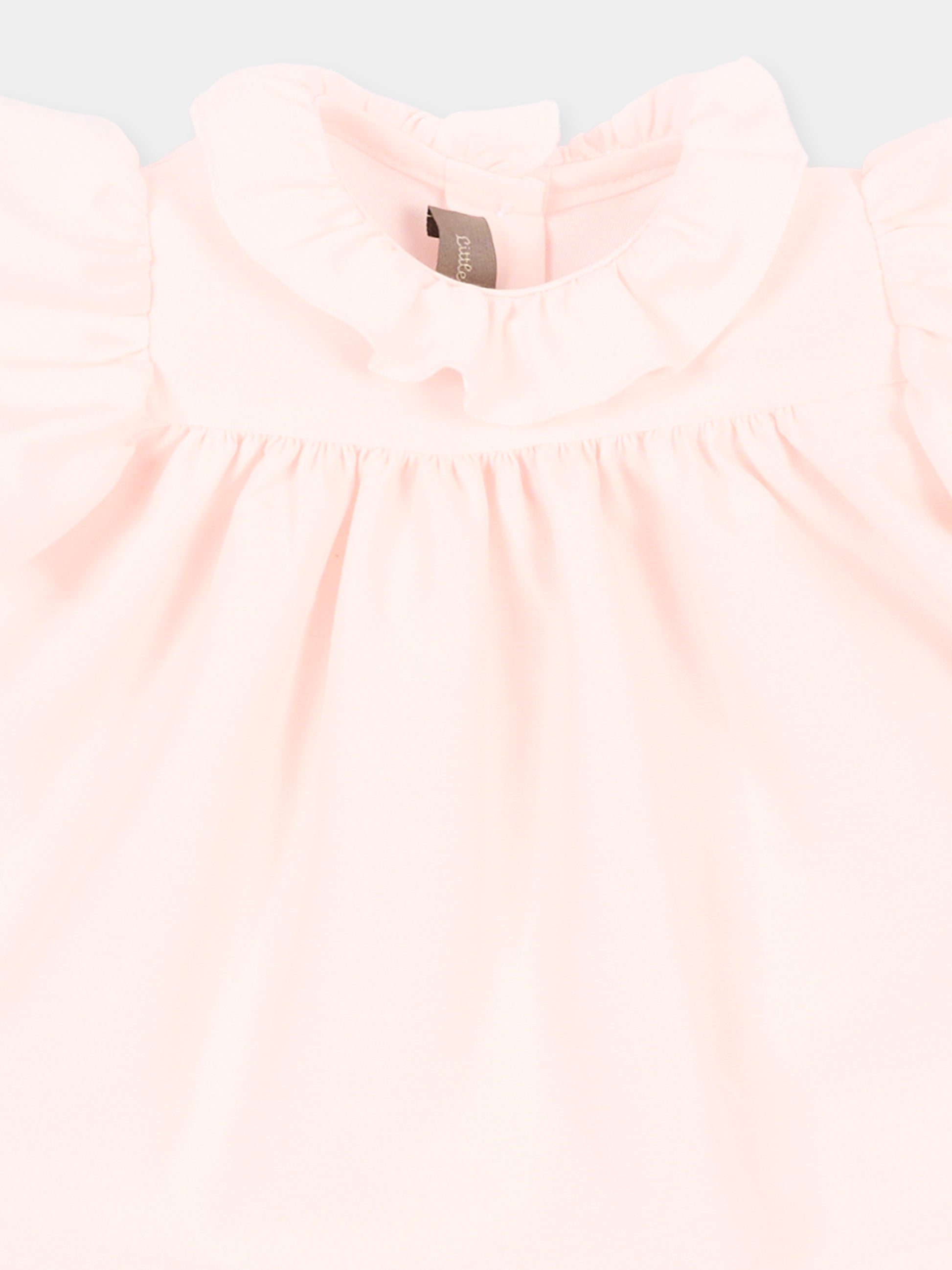 Completo elegante rosa per neonata,Little Bear,3210 ROSA