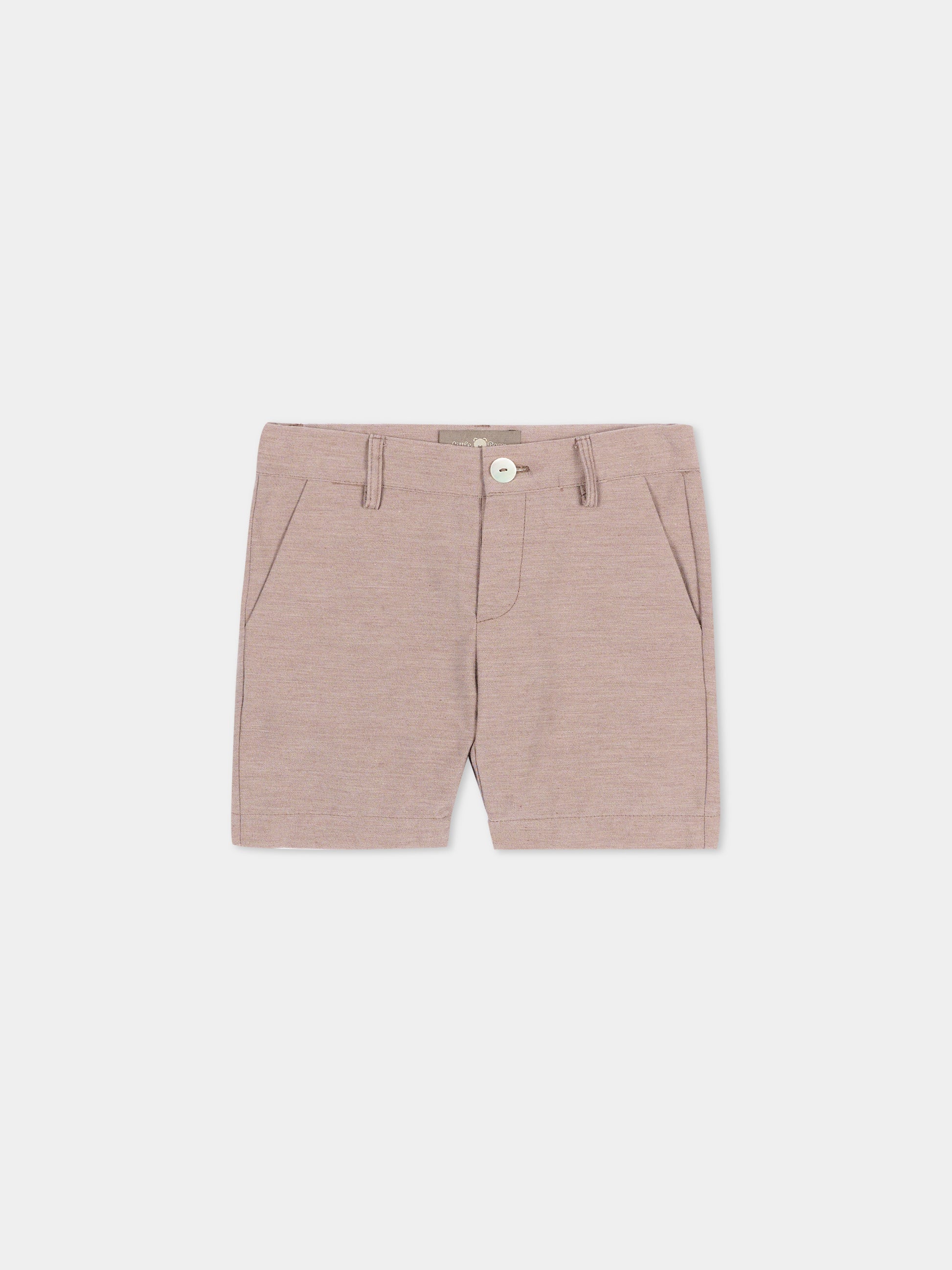Pantaloni marroni per neonato,Little Bear,3215 CACAO