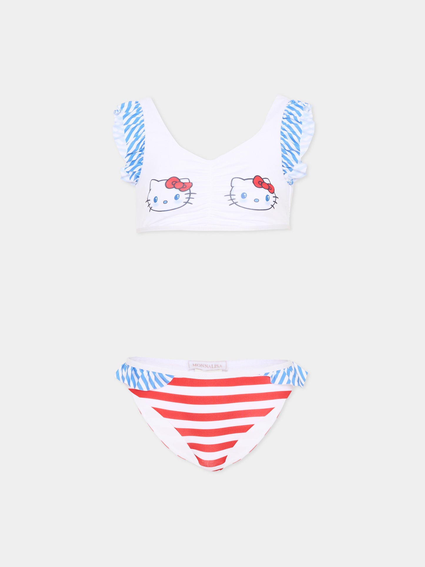 Slip bikini rouge Hello Kitty pour fille
