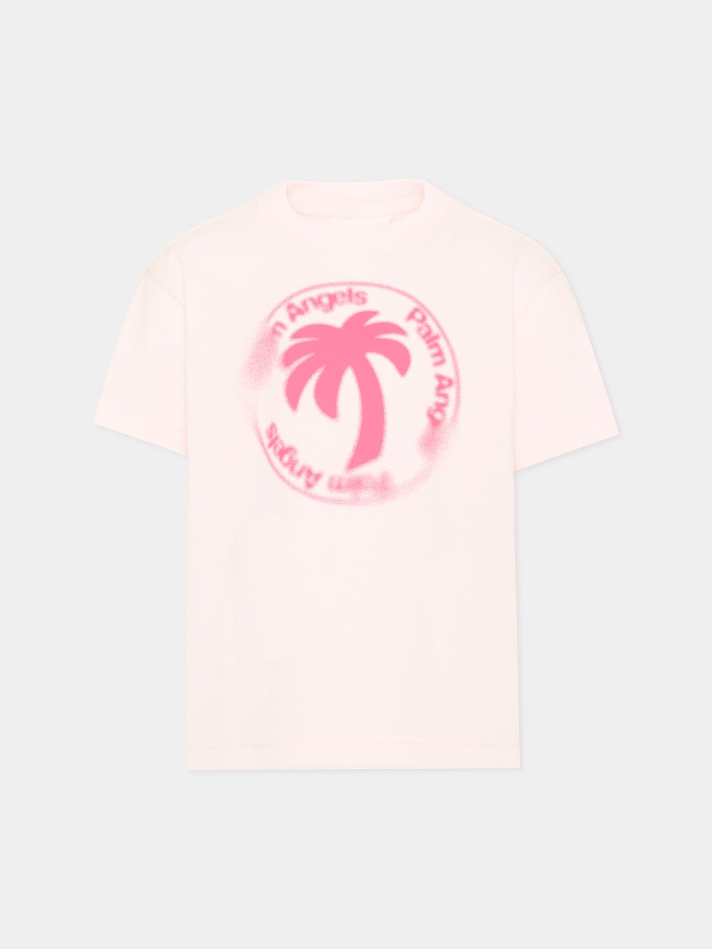 T-Shirt rosa Palm Angels per bambina,Palm Angels,PGAA002S26JER004 042