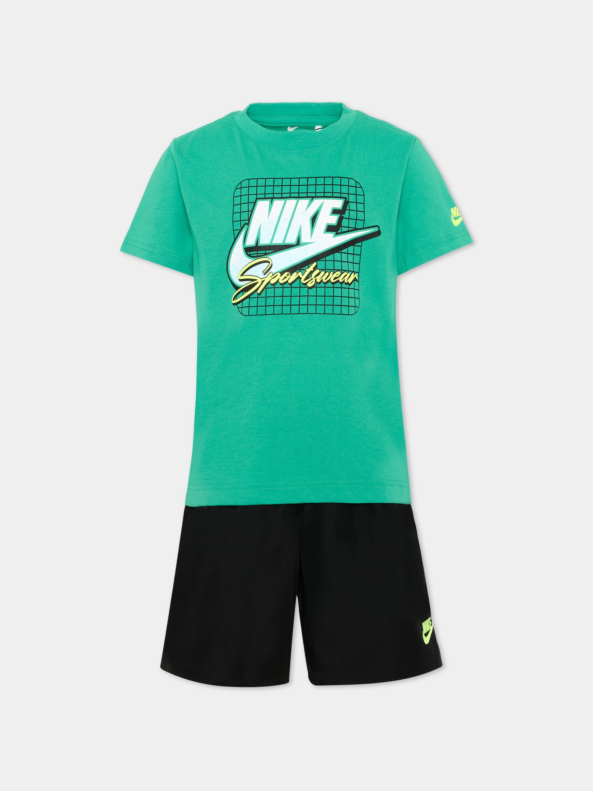 Completo sportivo verde per bambino,Nike,86M991 023