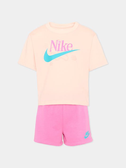 Completo sportivo rosa per bambina,Nike,36N021 AFN