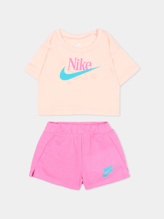 Completo sportivo rosa per neonata,Nike,16N021 AFN