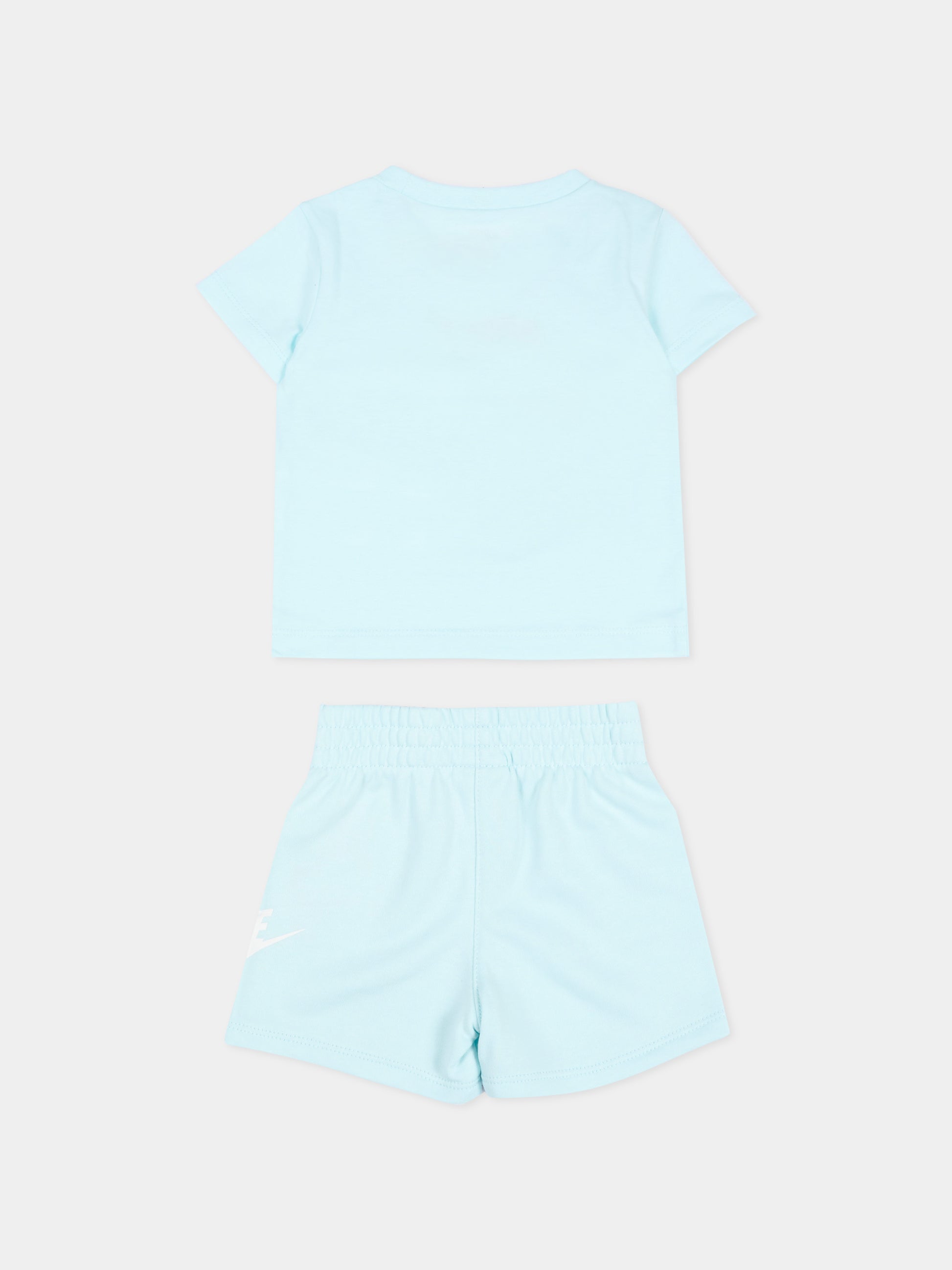 Completo sportivo celeste per neonato,Nike,66L596 G25