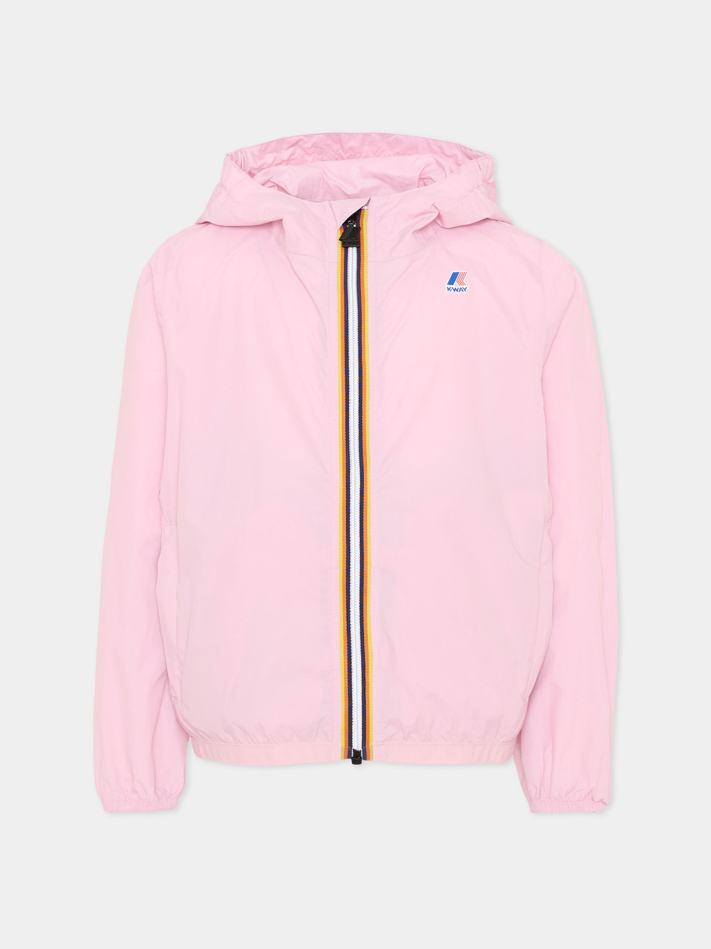 Giacche a vento rosa per bambina,K-way,K61336W V18