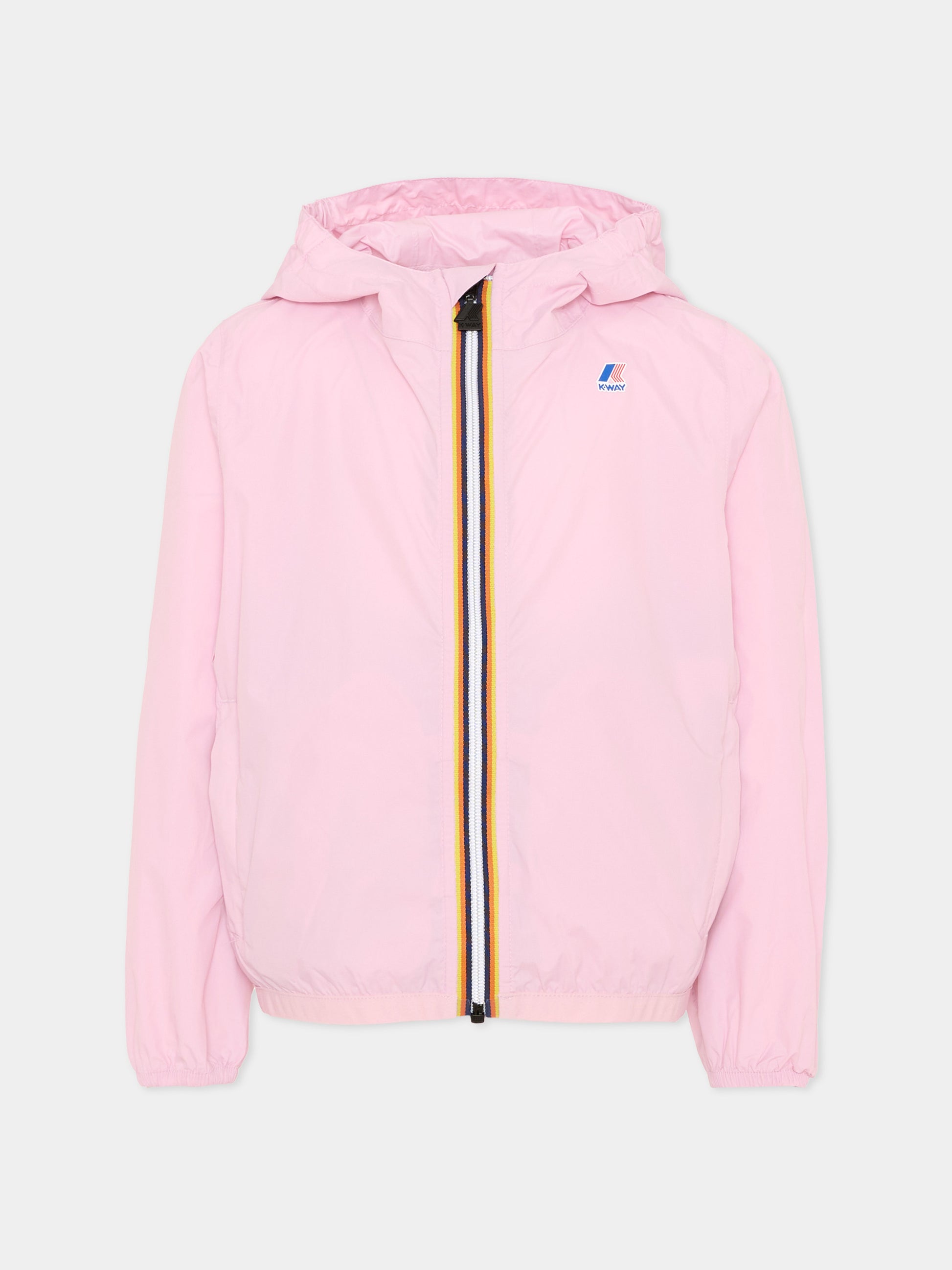 Giacche a vento rosa per bambina,K-way,K61336W V18