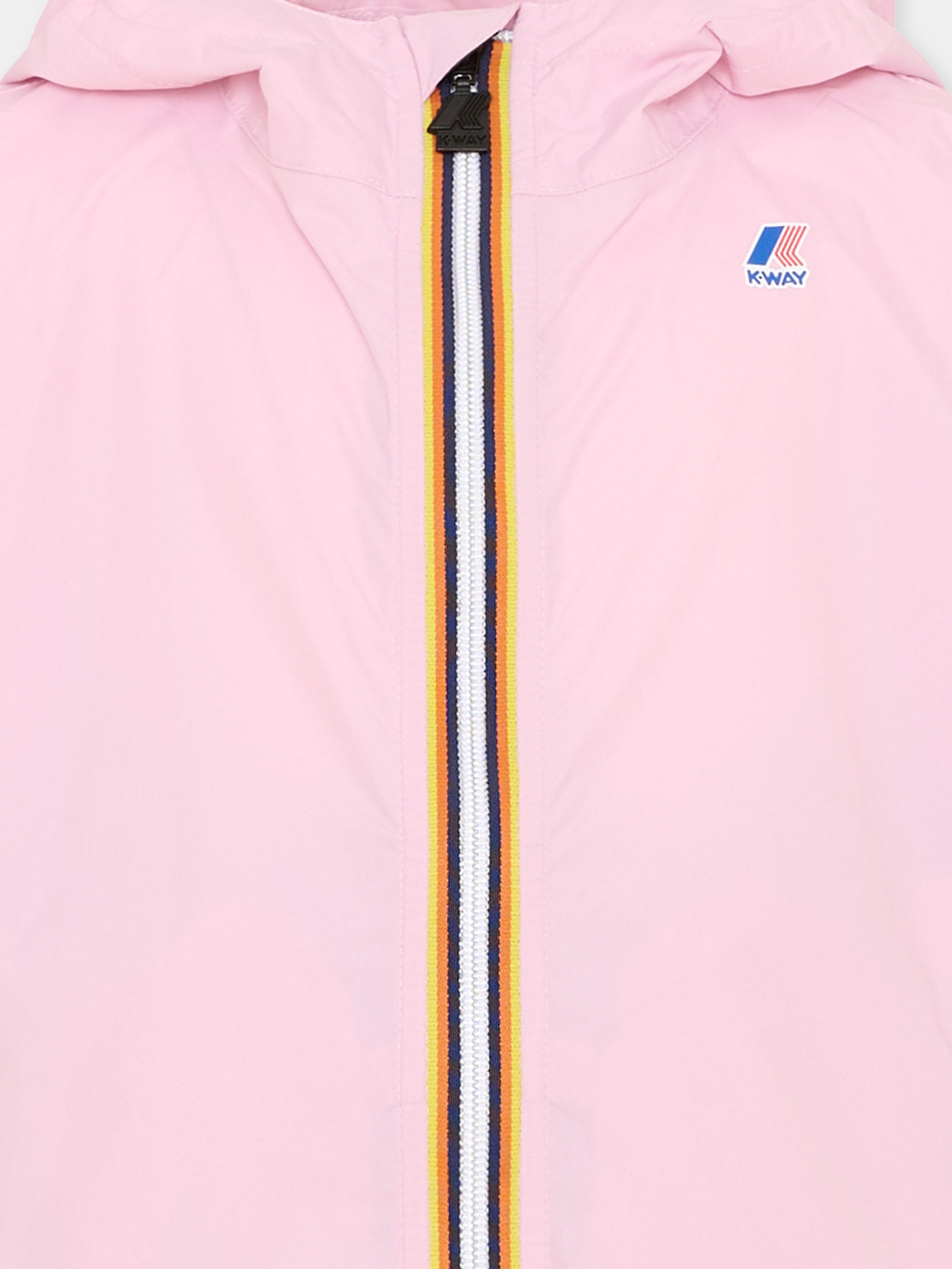 Giacche a vento rosa per bambina,K-way,K61336W V18