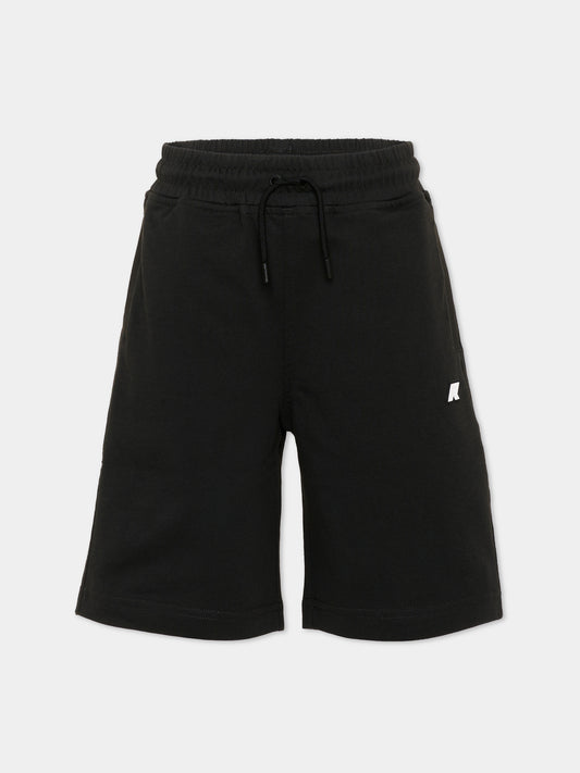 Shorts neri per bambini,K-way,K6133VW USY