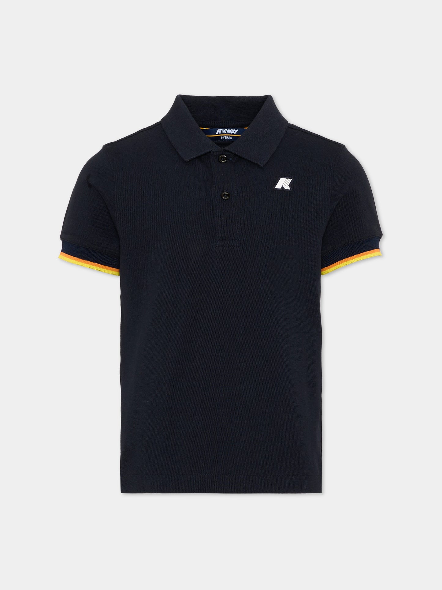 Polo blu per bambino,K-way,K6126LW K89
