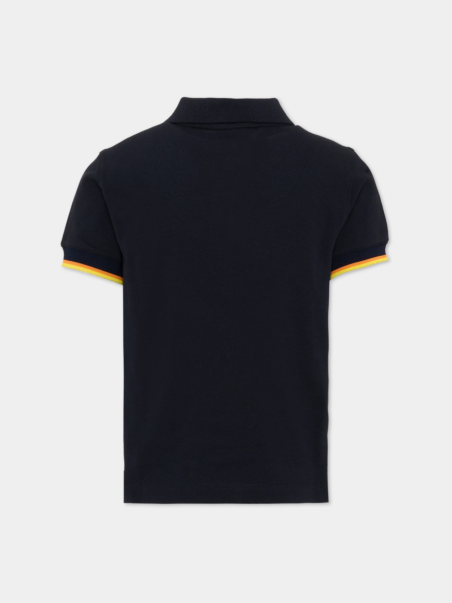 Polo blu per bambino,K-way,K6126LW K89