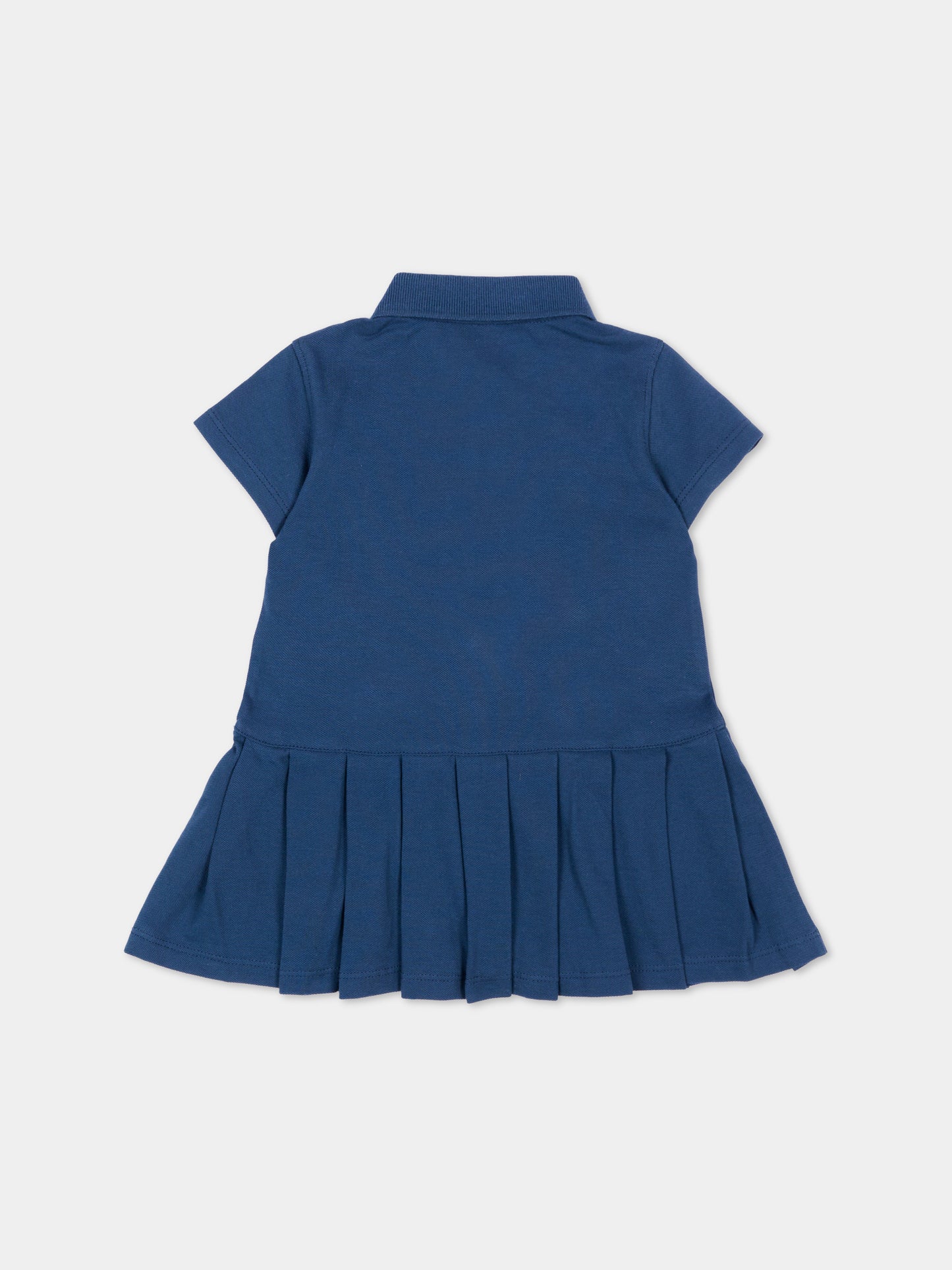 Vestito blu per neonata,K-way,K8151TW B67
