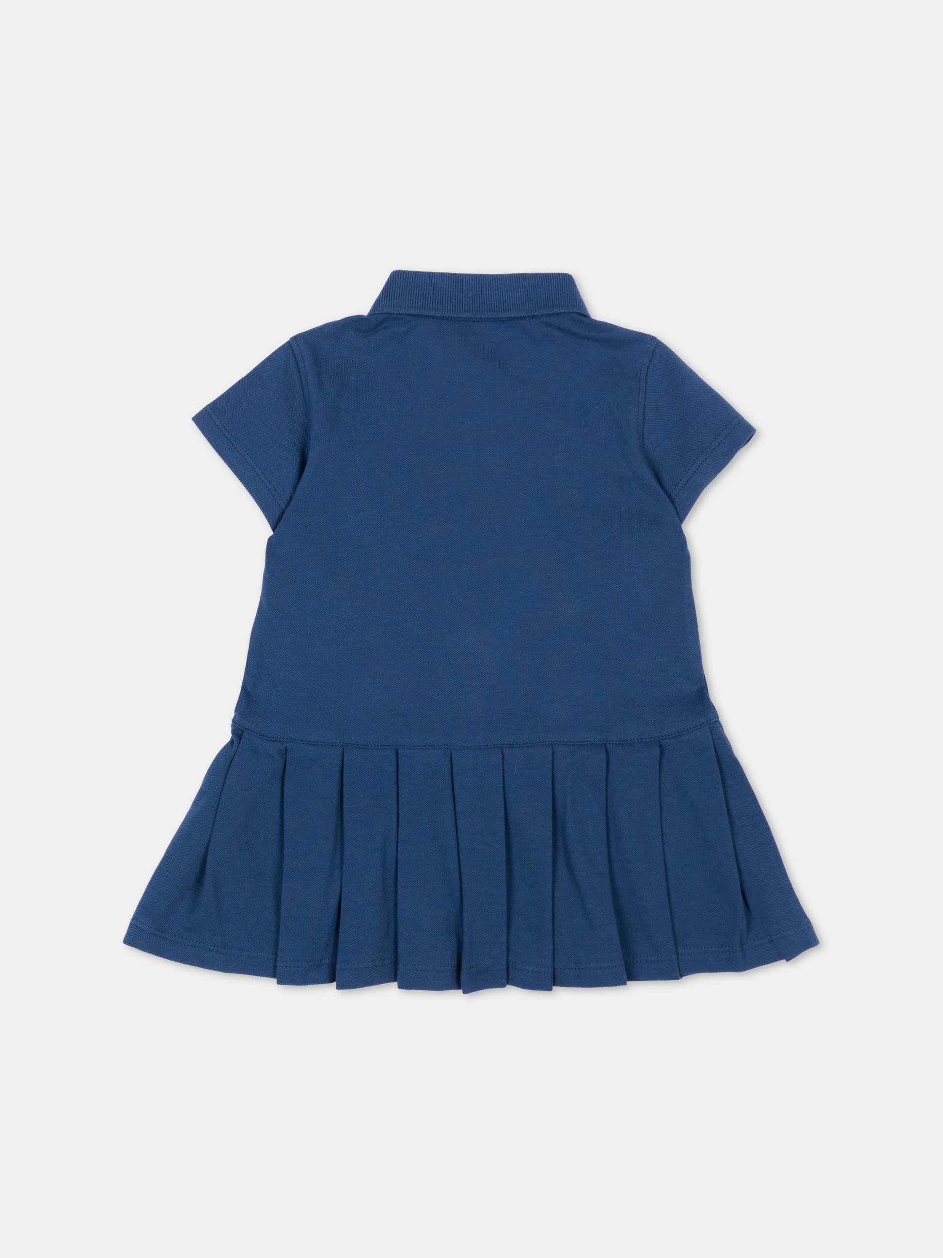 Vestito blu per neonata,K-way,K8151TW B67