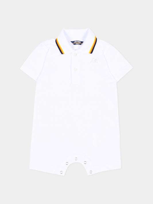 Pagliaccetto bianco per neonati,K-way,K71373W 001