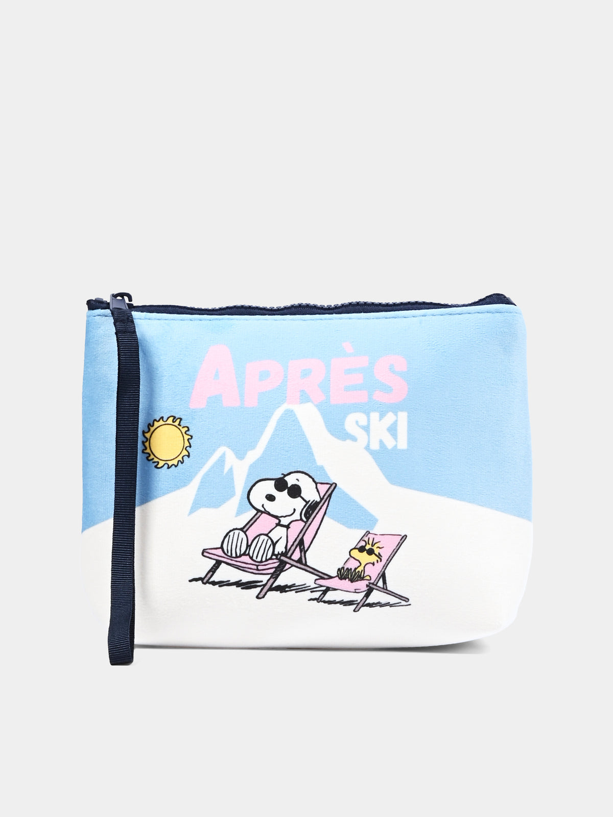 Pochette azzurra Aline Peanuts per bambina,Mc2 Saint Barth,ALI0002 01288M