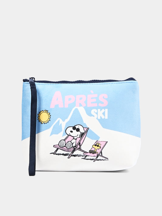 Pochette azzurra Aline Peanuts per bambina,Mc2 Saint Barth,ALI0002 01288M