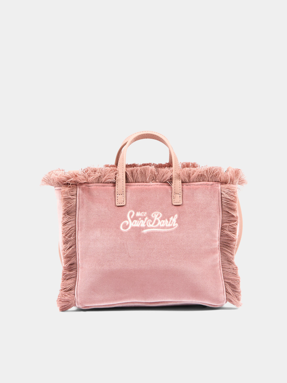 Borsa rosa Vanity Mini Velvet per bambina,Mc2 Saint Barth,VAMI033 00135M