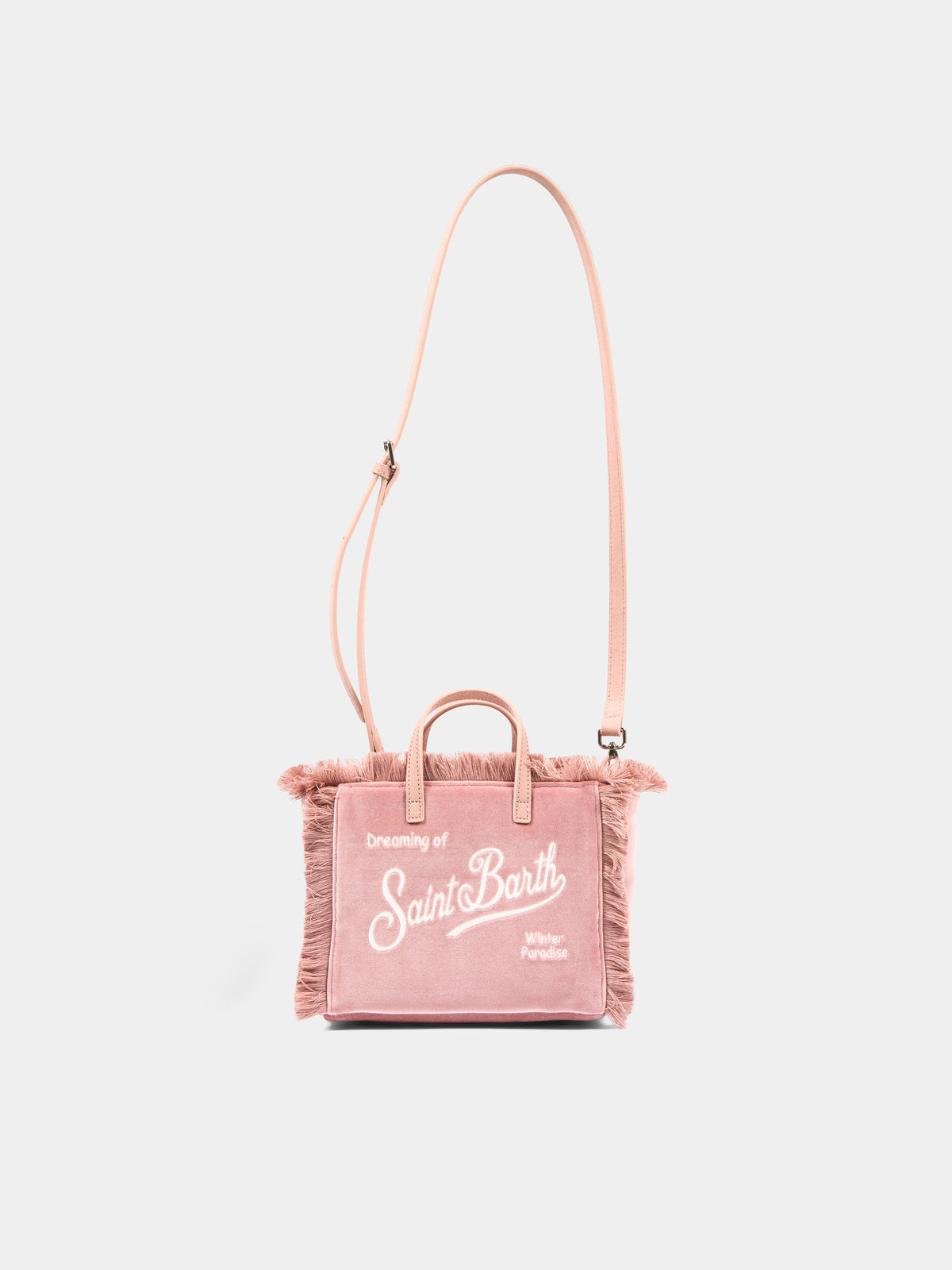 Borsa rosa Vanity Mini Velvet per bambina,Mc2 Saint Barth,VAMI033 00135M