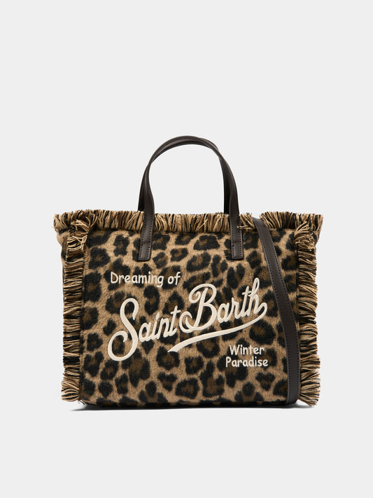 Bourse marron Colette pour fille animalier