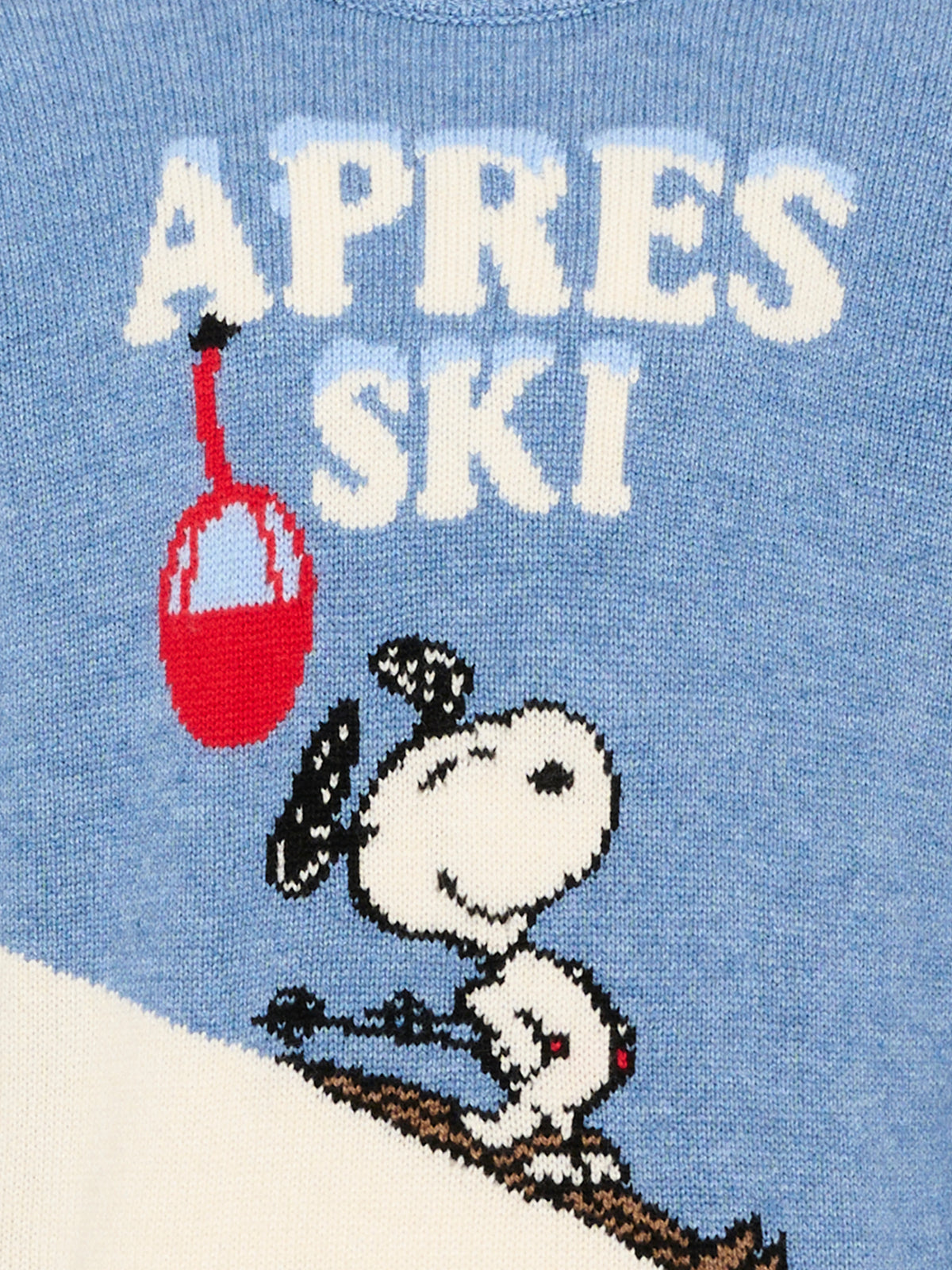 Maglione azzurro per bambino con Snoopy,Mc2 Saint Barth,DOU0006 01239M
