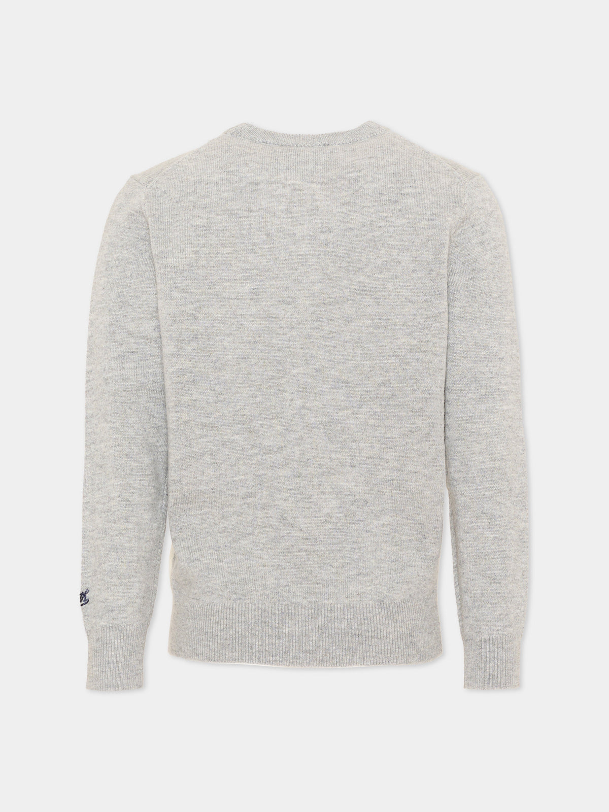 Maglione grigio per bambino con stampa,Mc2 Saint Barth,DOU0006 00125M
