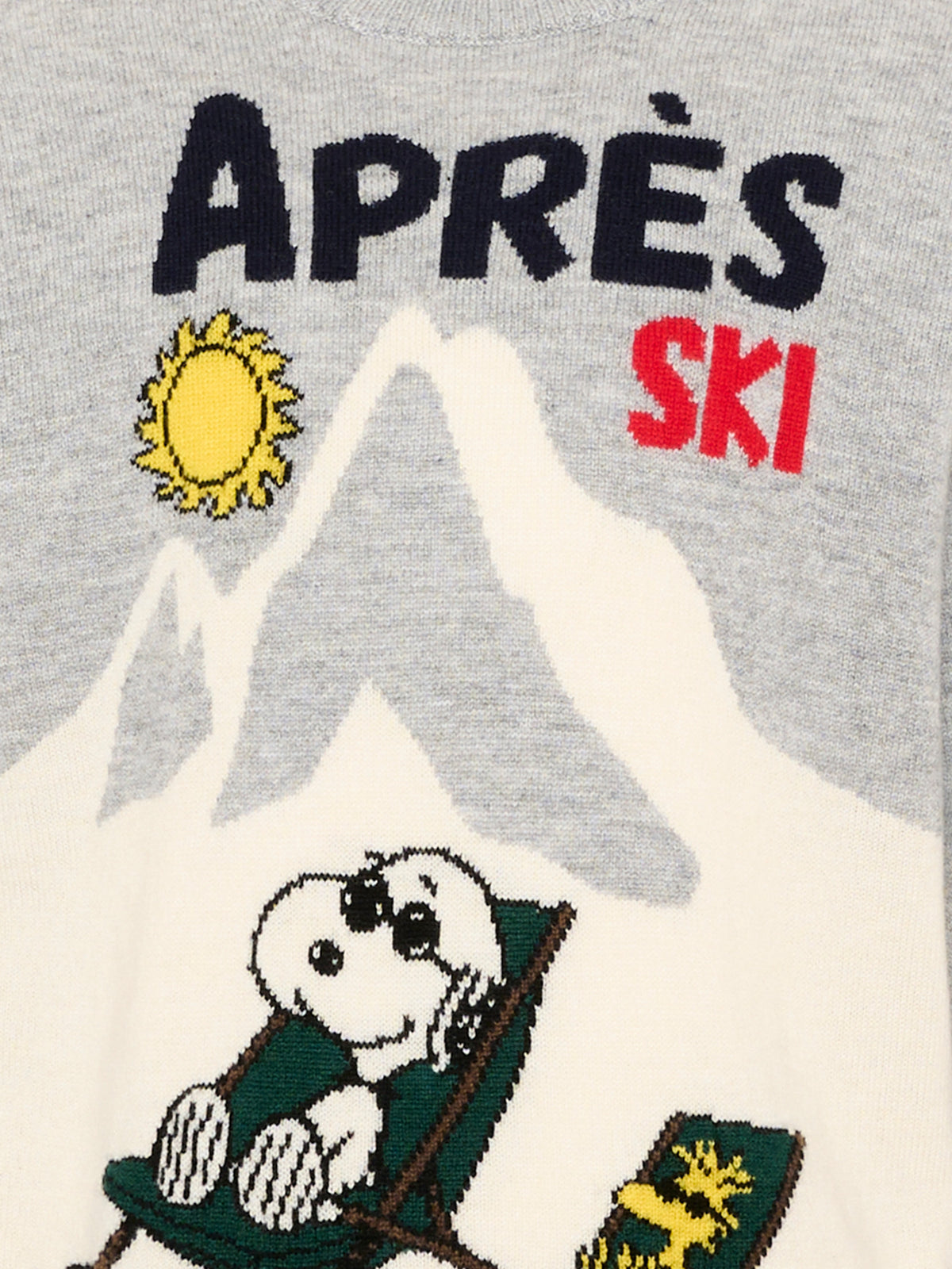 Maglione grigio per bambino con stampa,Mc2 Saint Barth,DOU0006 00125M