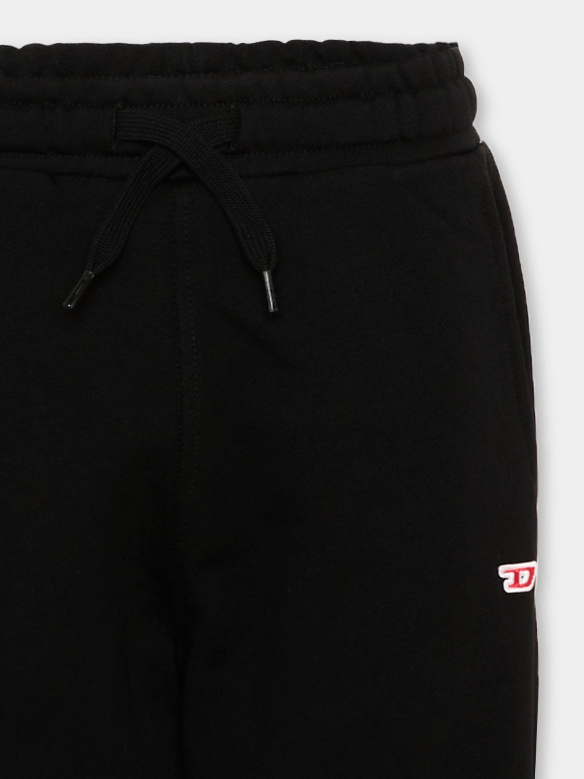 Pantaloni sportivi neri Diesel per bambini,Diesel,J02235 0GEAD K900