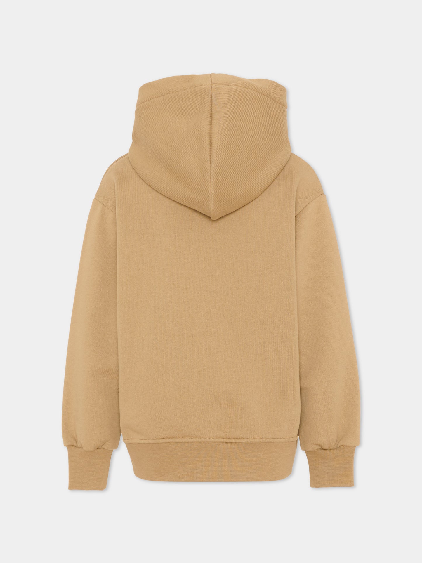 Felpa beige per bambino con gufo,County Of Milan Kids,F5CMJBHS076 178