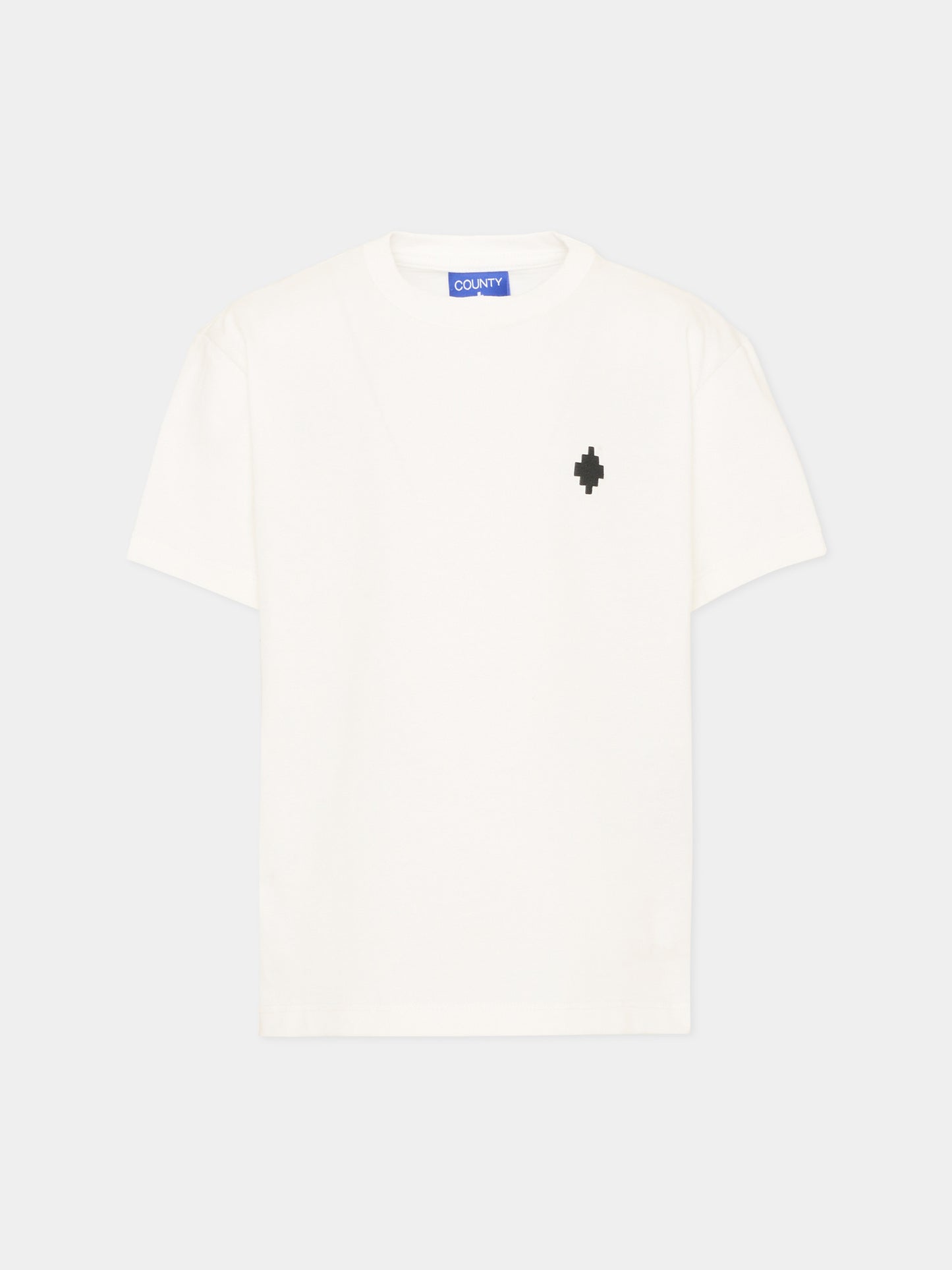T-Shirt avorio per bambino con logo,County Of Milan Kids,F5CMJBTH004 002