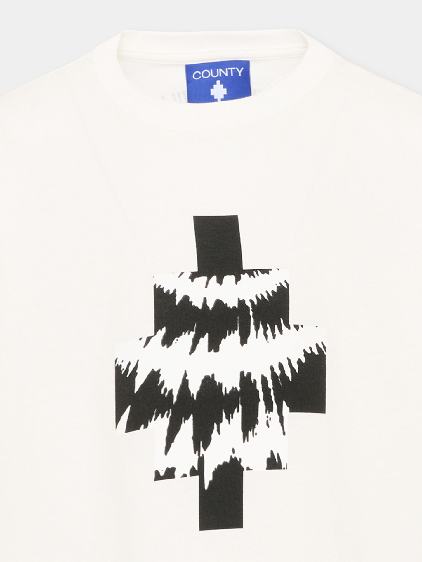 T-Shirt avorio per bambino con logo,County Of Milan Kids,F5CMJBTH058 002