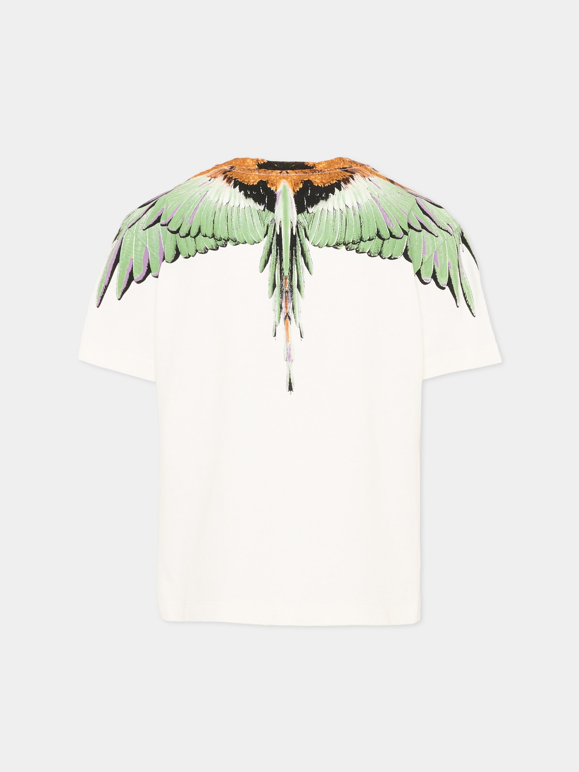 T-Shirt avorio per bambino con ali,County Of Milan Kids,F5CMJBTH063 002