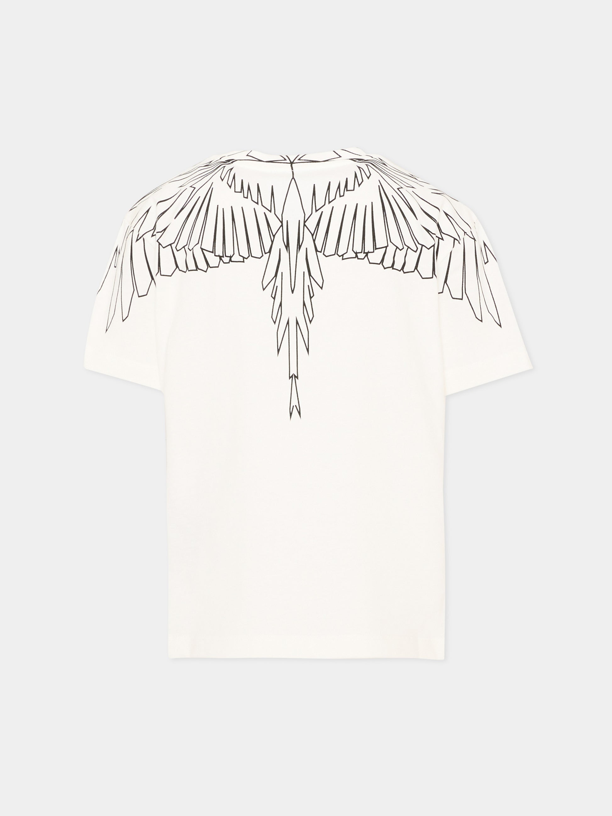 T-shirt avorio per bambino con ali,County Of Milan Kids,F5CMJBTH073 002