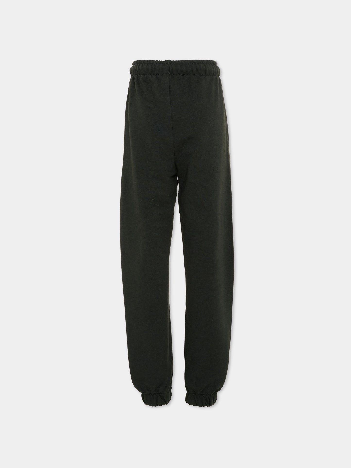 Pantalon de sport noir pour enfants avec logo