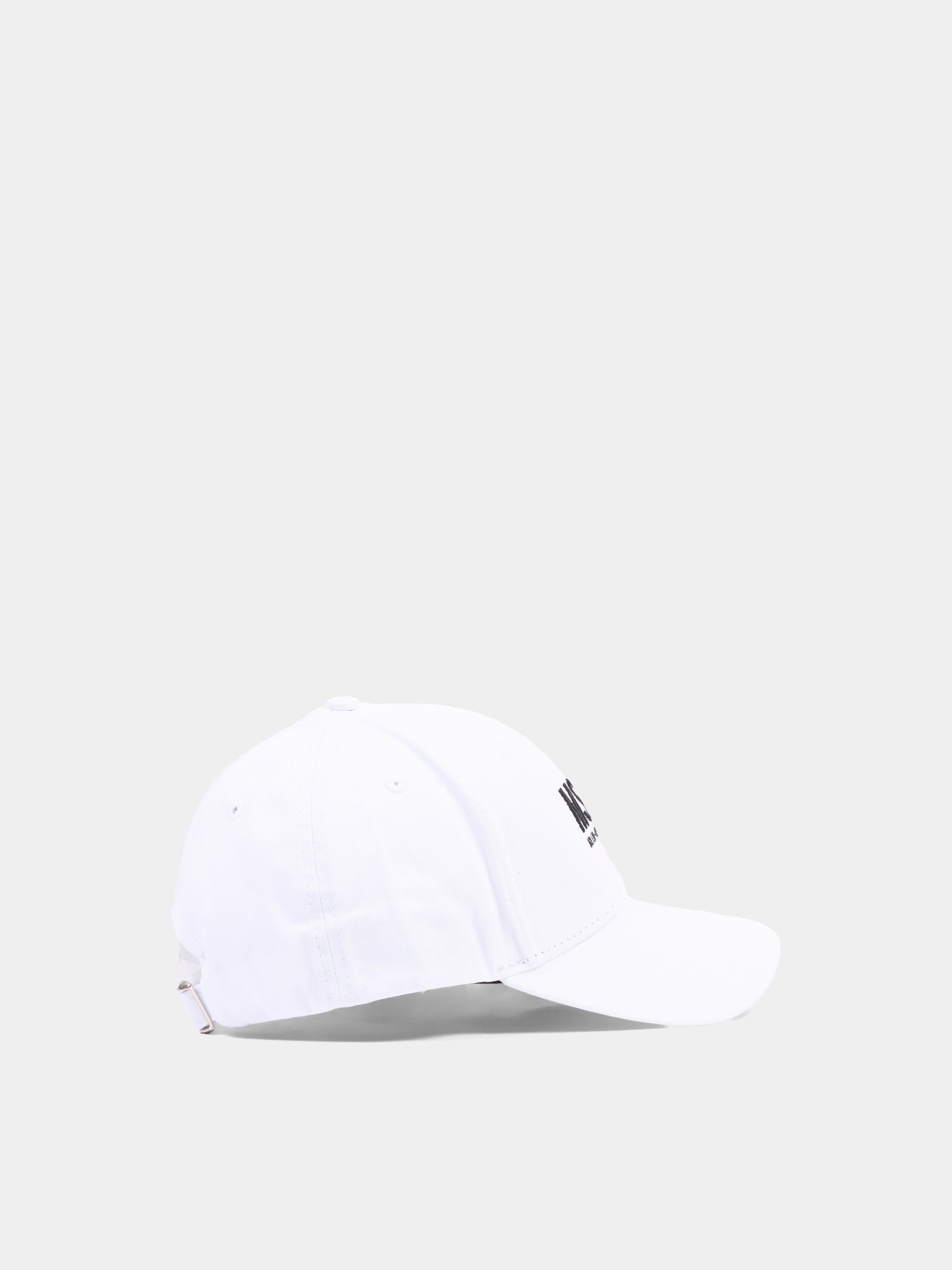 Cappello con visiera bianco per bambini con logo,Msgm Kids,S6MSJUBC019 001