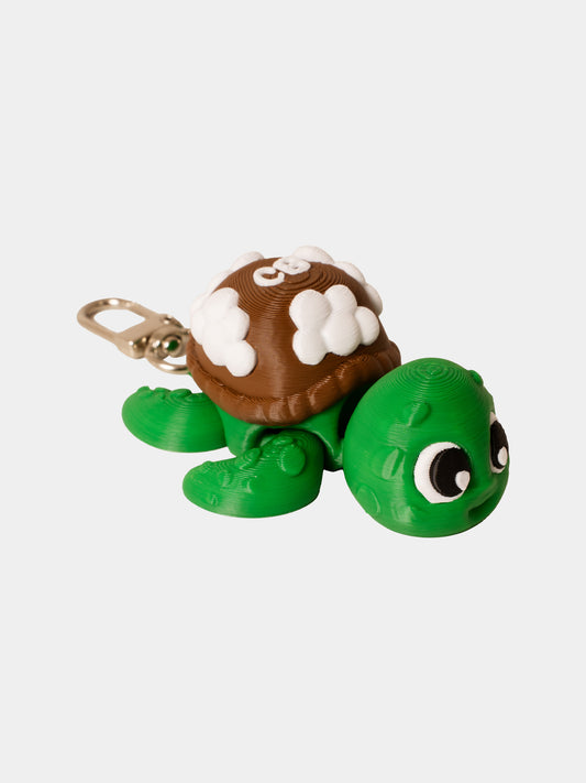 Porte-clés Tortue Fidget Toy verte