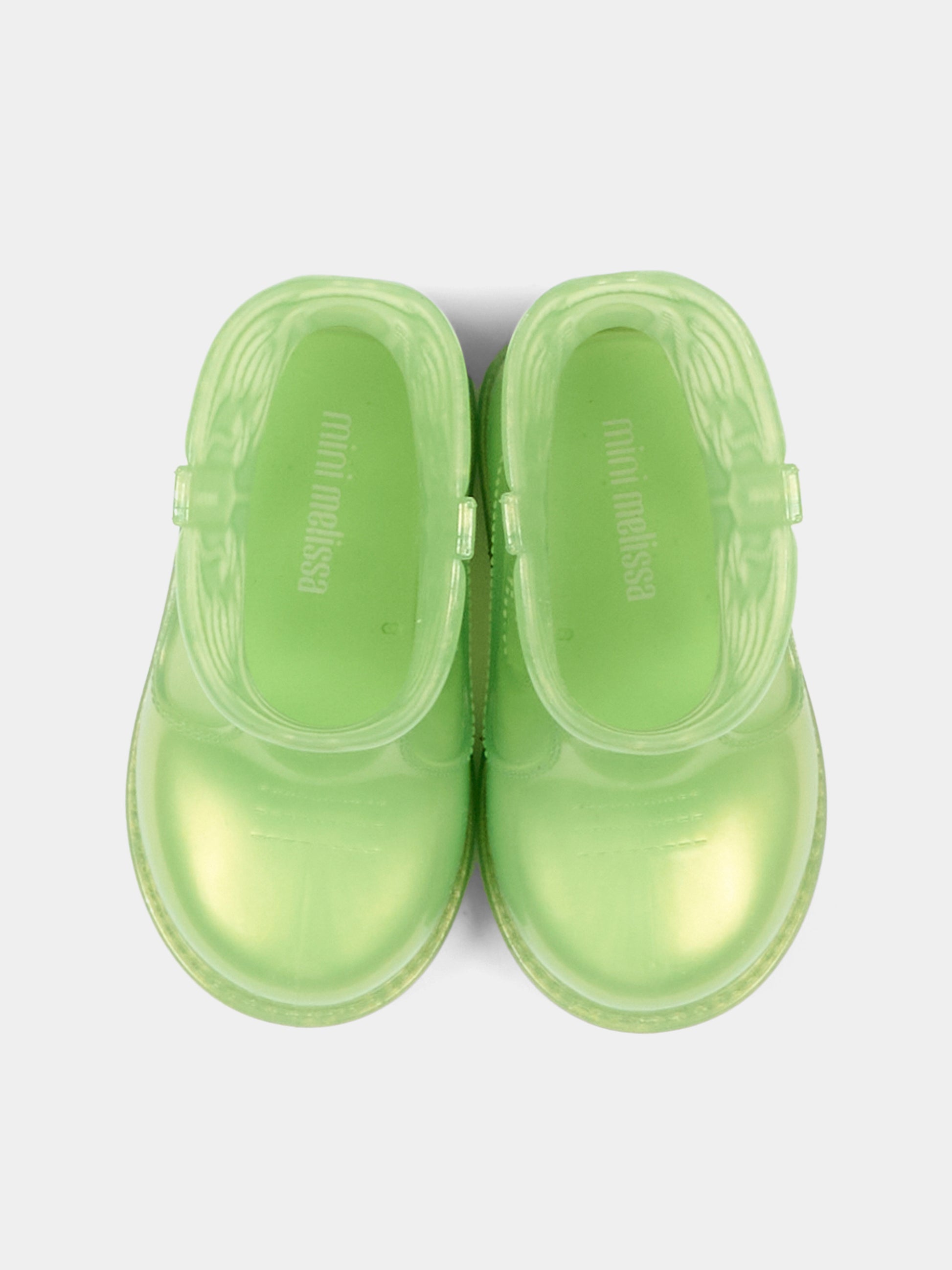Stivali da pioggia verdi per bambina,Mini Melissa,36191 BJ550 06411