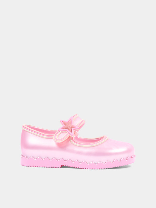 Ballerine rosa per bambina con stella