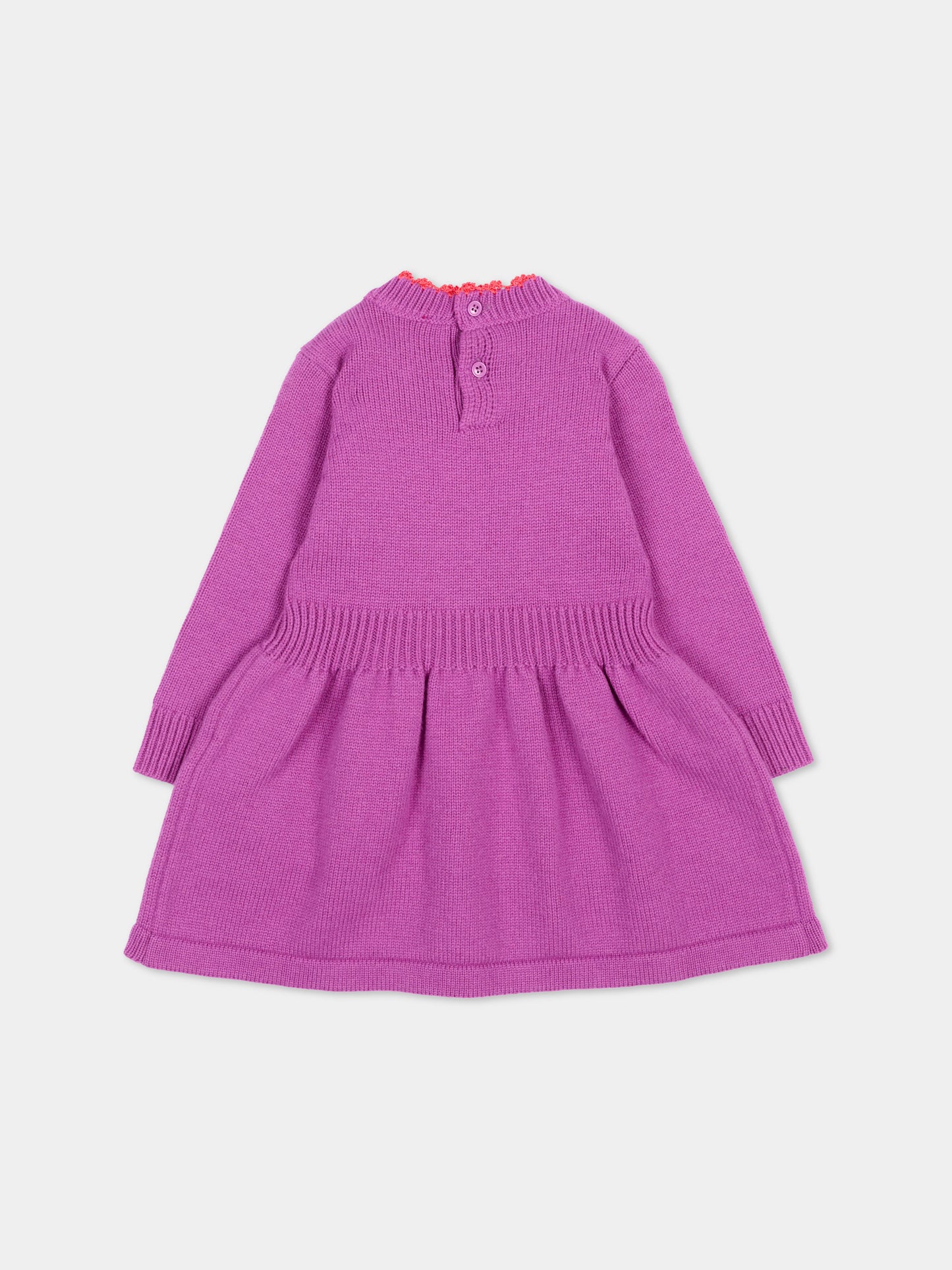 Vestito viola per neonata con logo,Diesel,K00664 KYAYX K624
