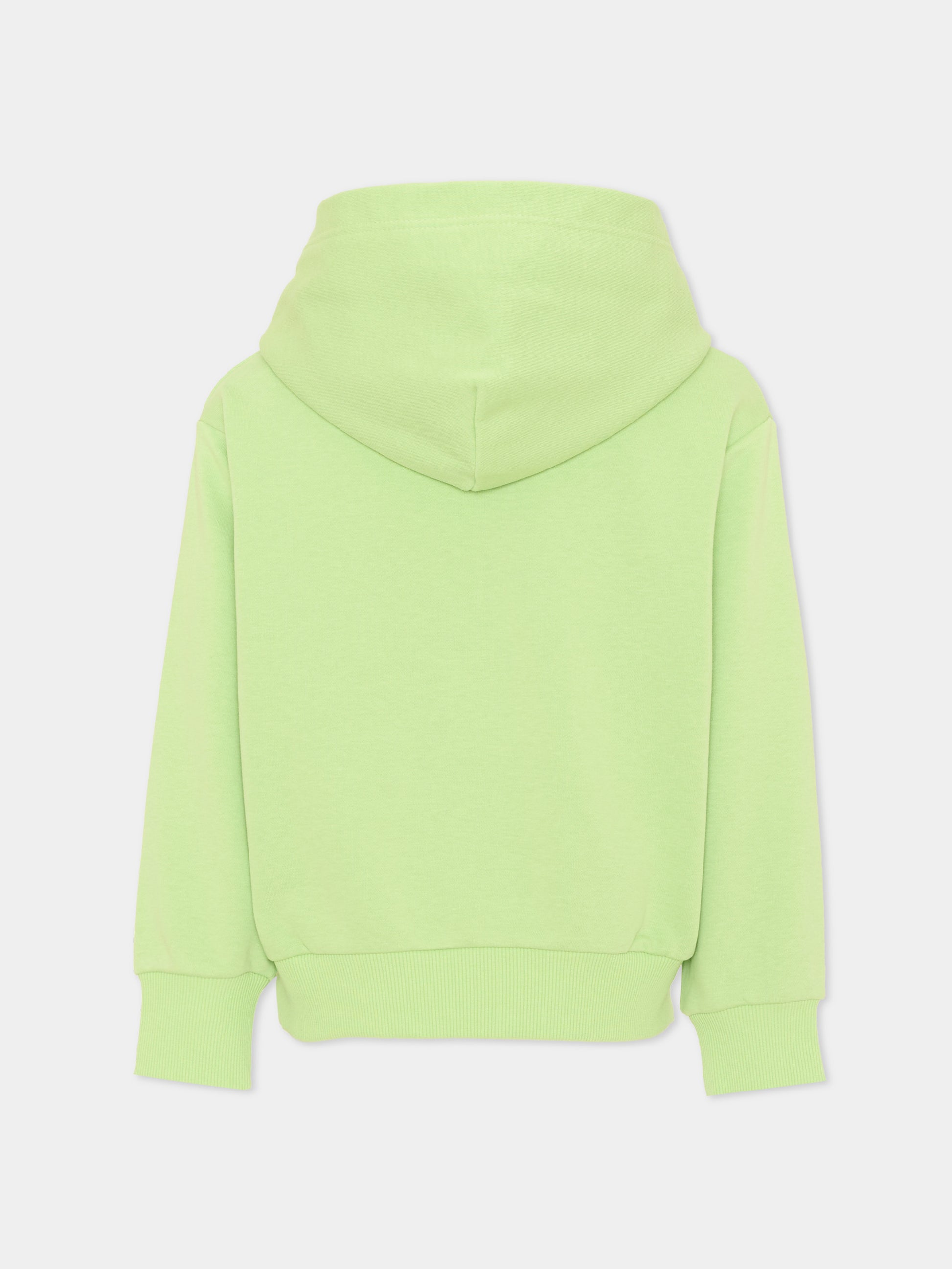 Felpa verde per bambino con logo,Diesel,J02485 KYAZ3 K504
