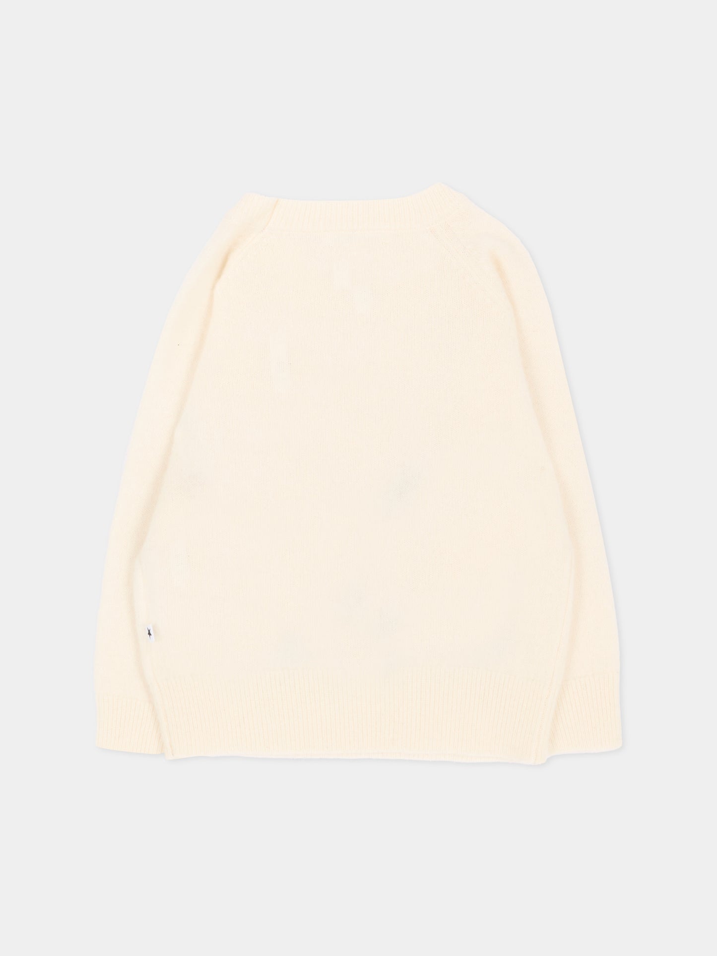 Maglione avorio Gilby per neonati con cuccioli,Molo,6W26K211 5775