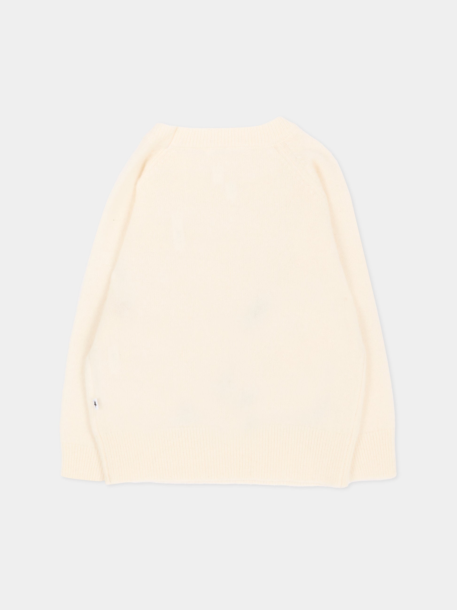 Maglione avorio Gilby per neonati con cuccioli,Molo,6W26K211 5775