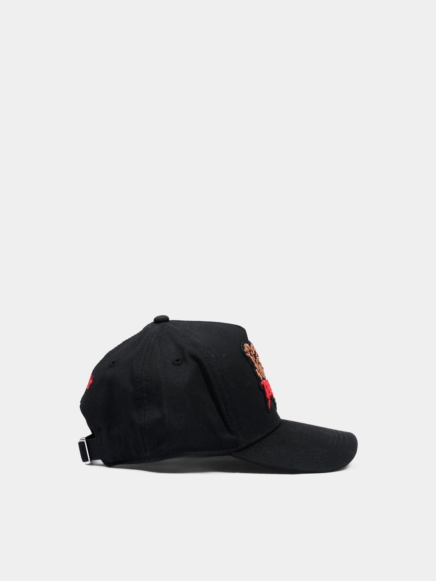Cappello nero per bambini con logo,Dsquared2,DQ3116 D00YT DQ900