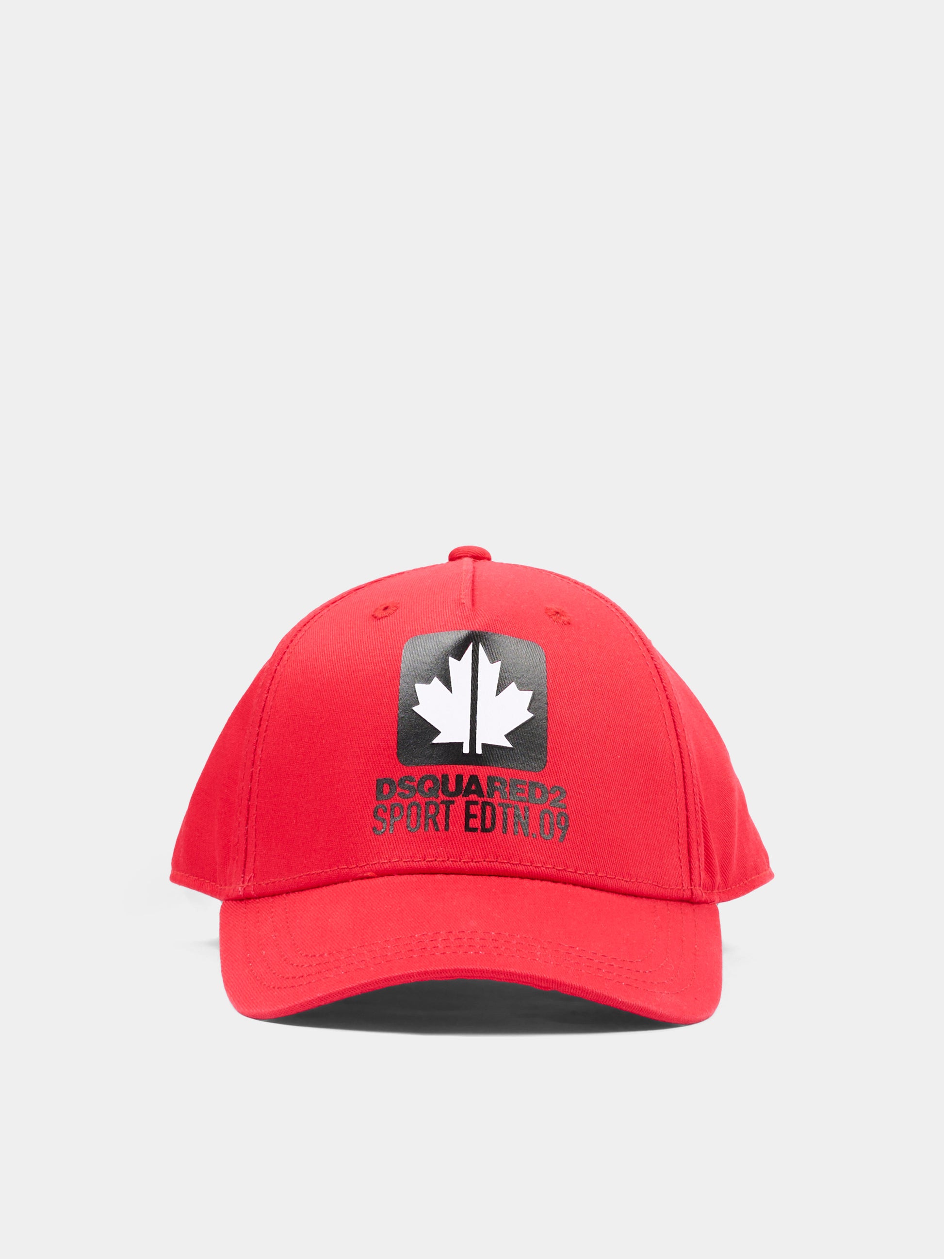 Cappello con visiera rosso per bambini con logo,Dsquared2,DQ2195 D00YT DQ411