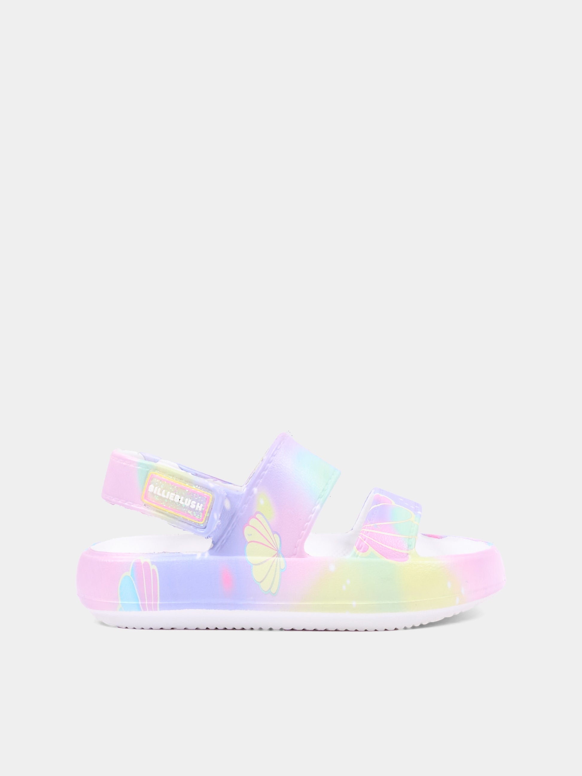 Sandali multicolor per bambina conchiglie,Billieblush,U21989 Z41